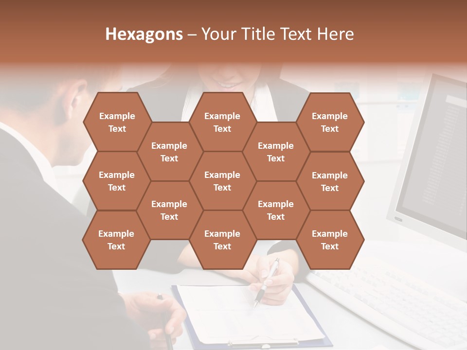 Manager Together Group PowerPoint Template