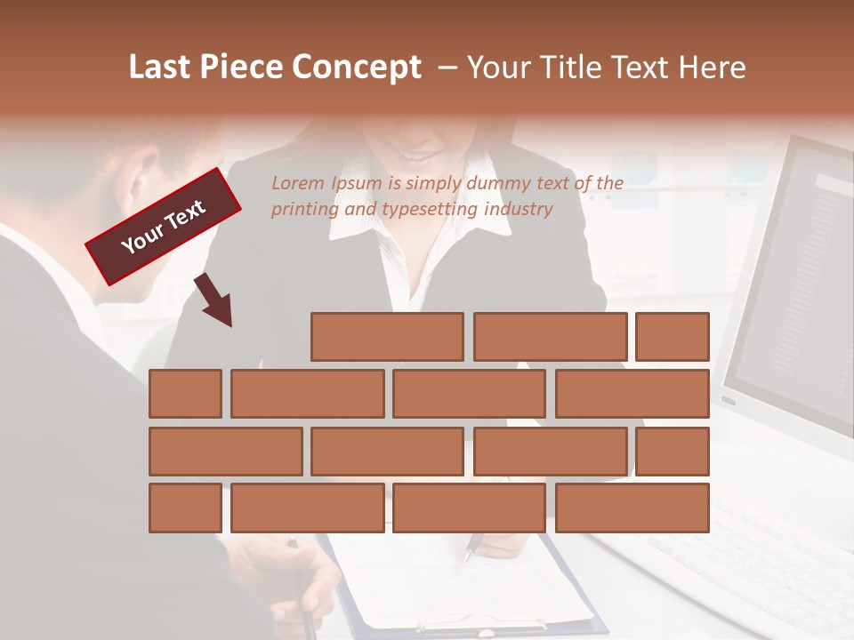 Manager Together Group PowerPoint Template
