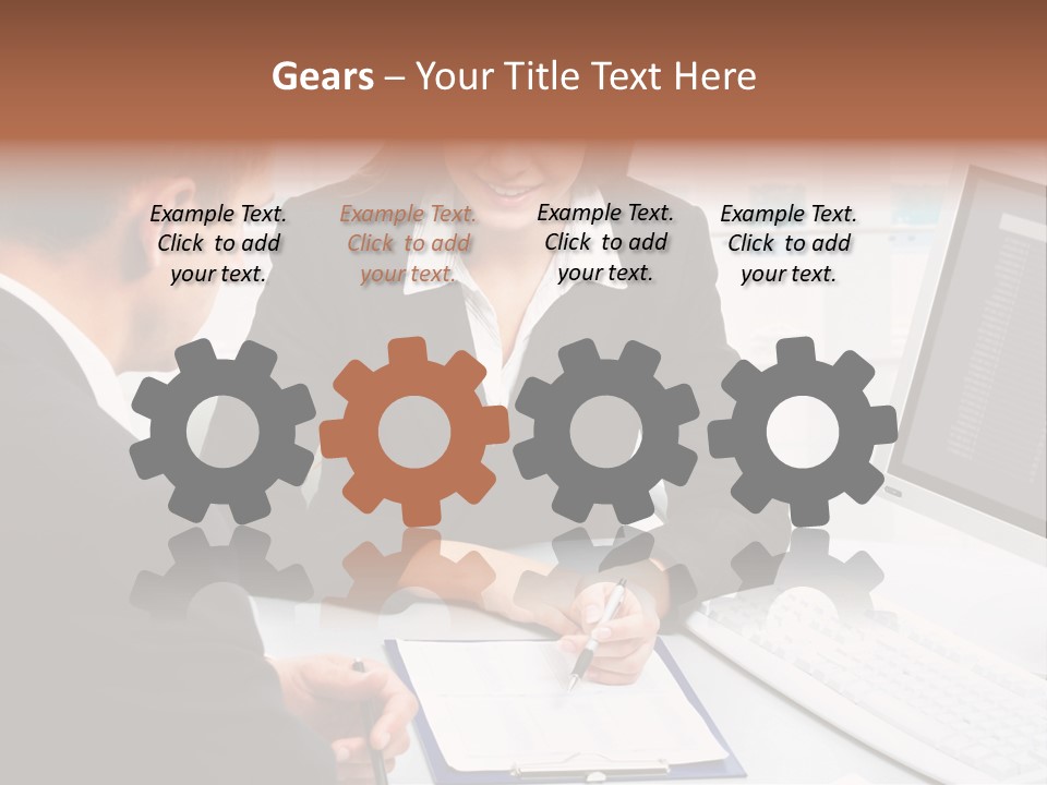 Manager Together Group PowerPoint Template