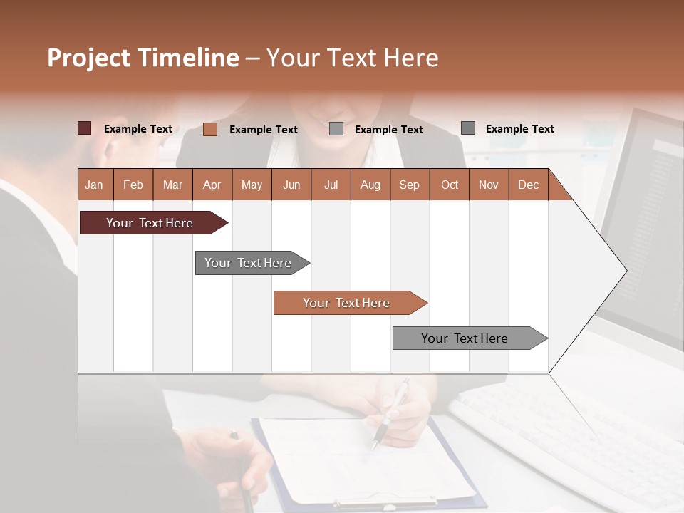 Manager Together Group PowerPoint Template