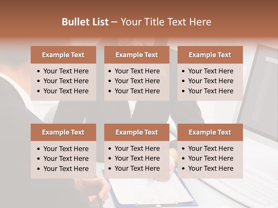 Manager Together Group PowerPoint Template