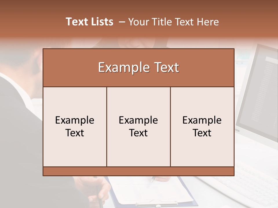 Manager Together Group PowerPoint Template