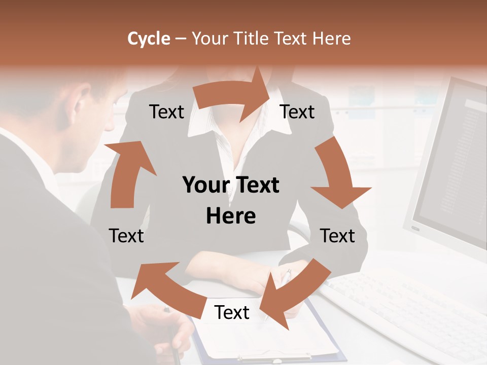 Manager Together Group PowerPoint Template