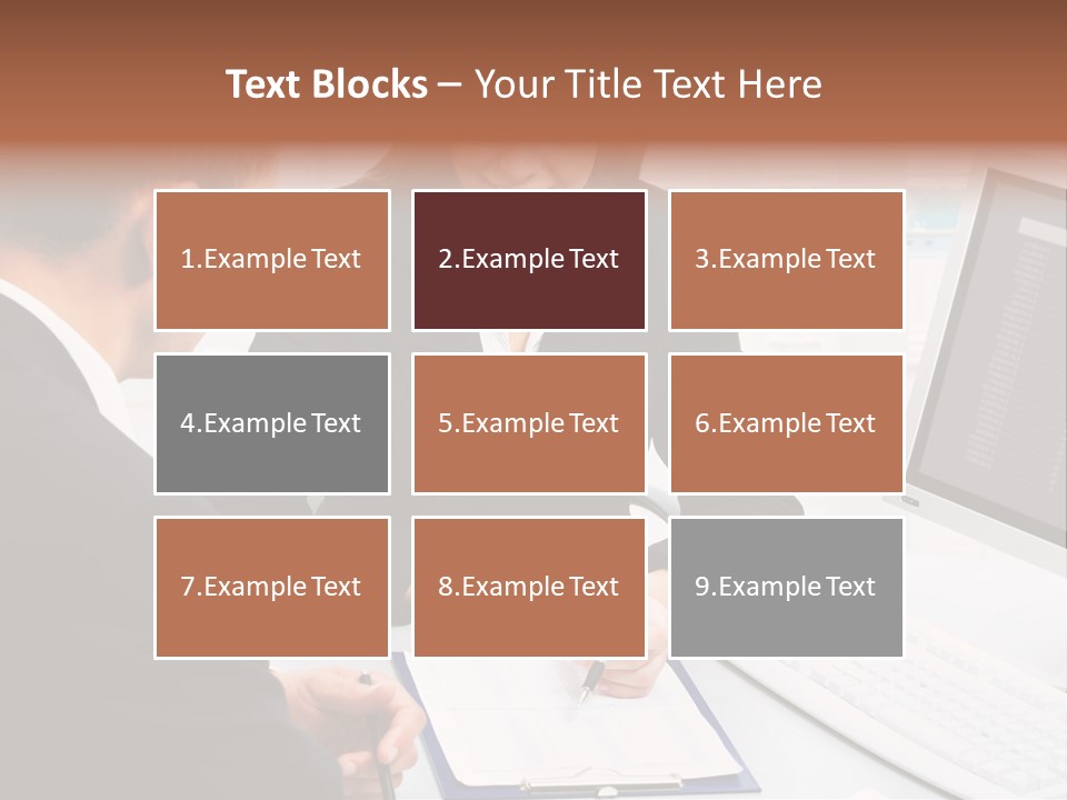 Manager Together Group PowerPoint Template