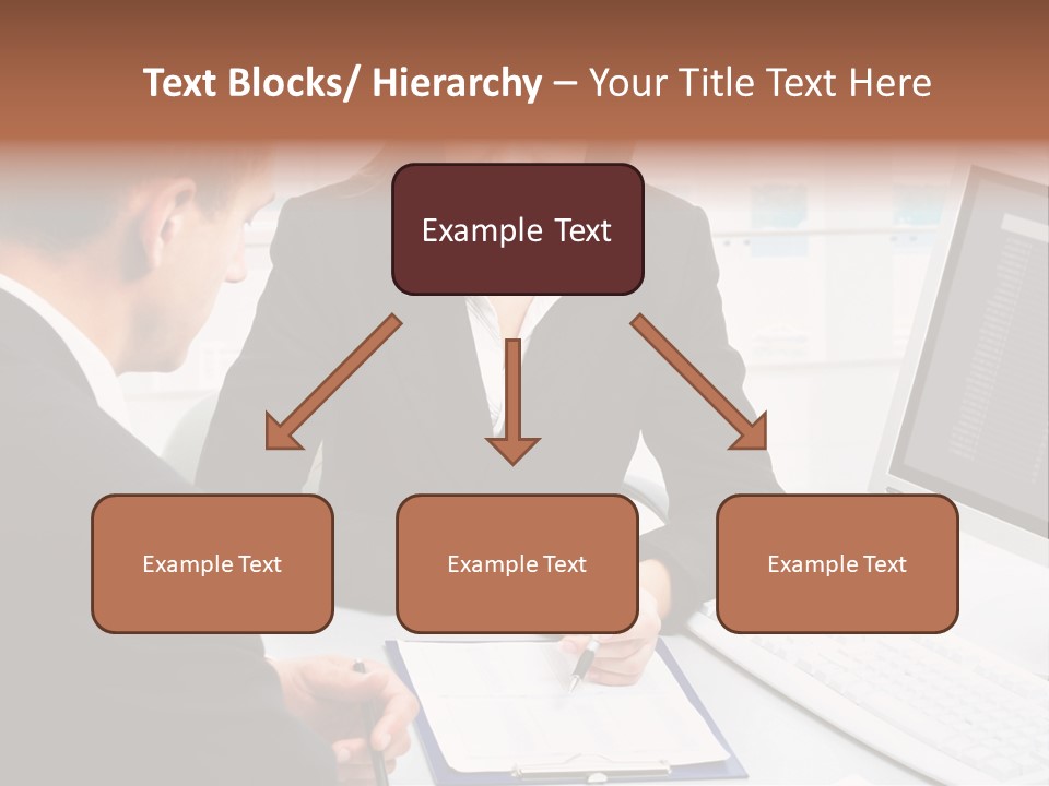 Manager Together Group PowerPoint Template