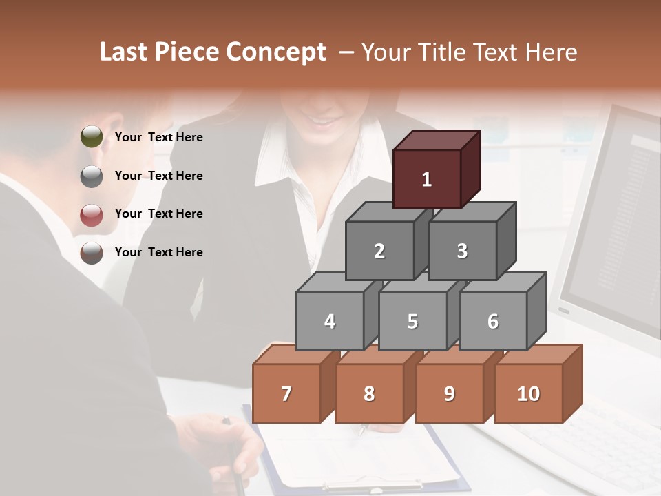 Manager Together Group PowerPoint Template