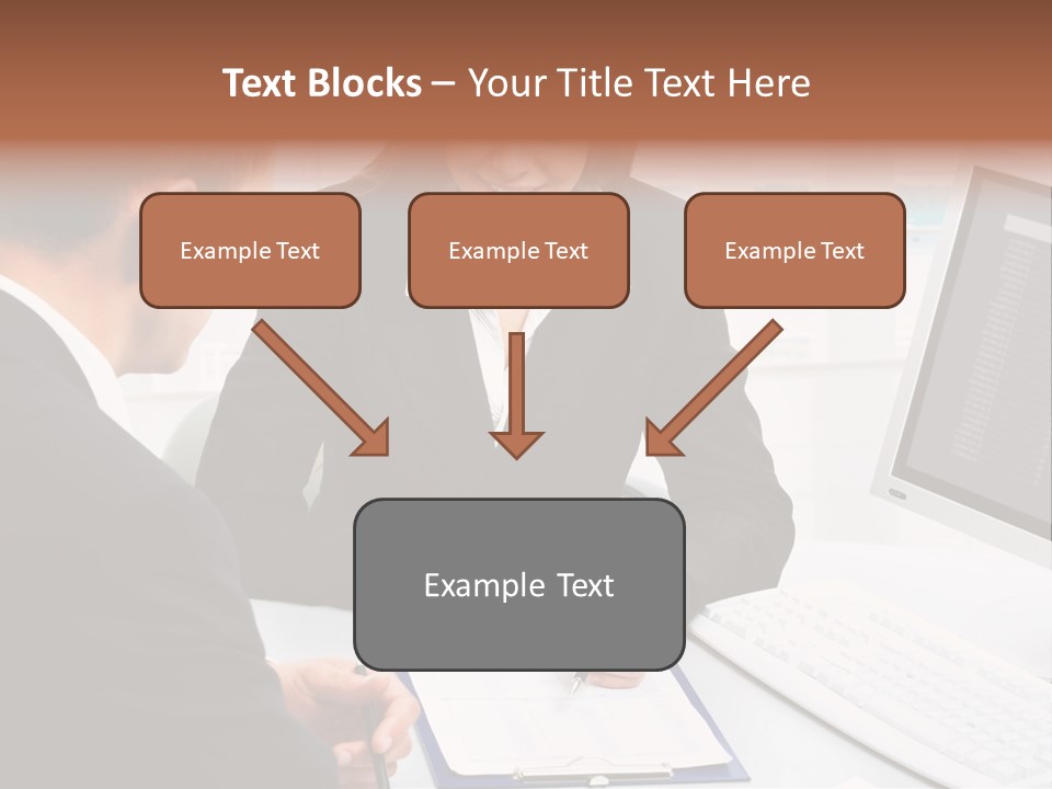 Manager Together Group PowerPoint Template