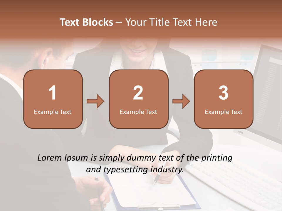 Manager Together Group PowerPoint Template