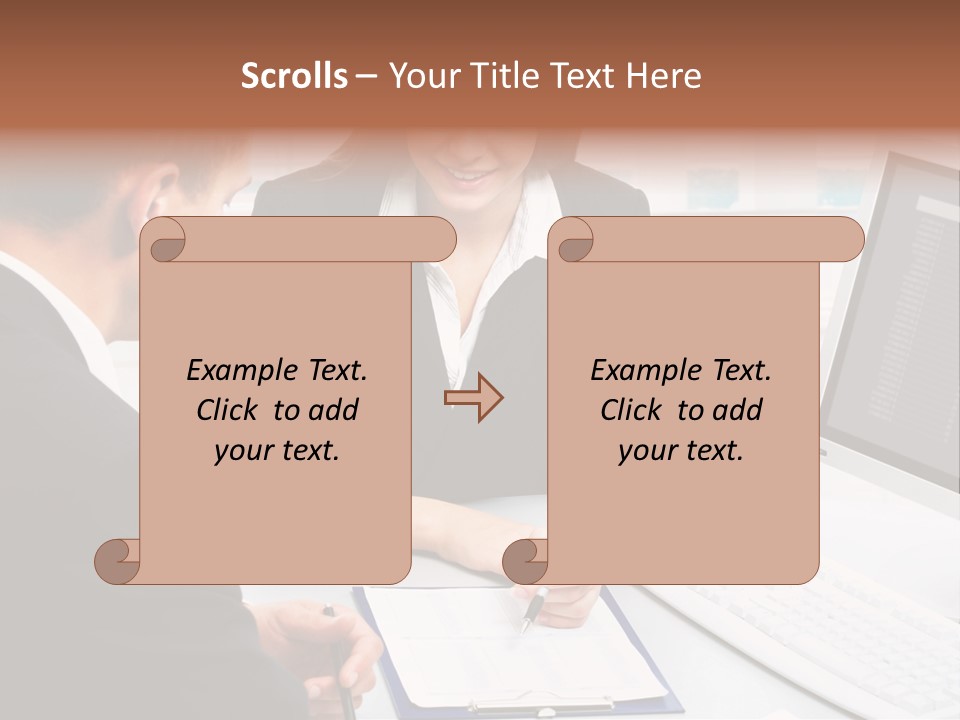 Manager Together Group PowerPoint Template