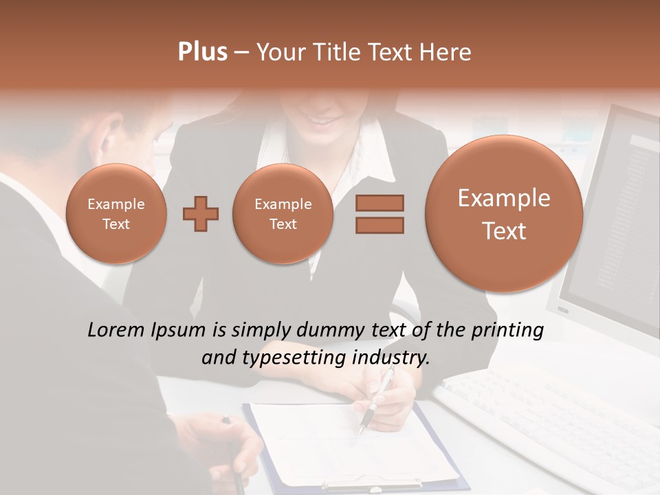 Manager Together Group PowerPoint Template