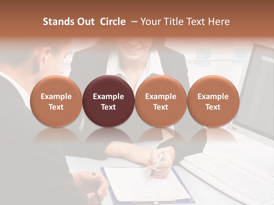 Manager Together Group PowerPoint Template