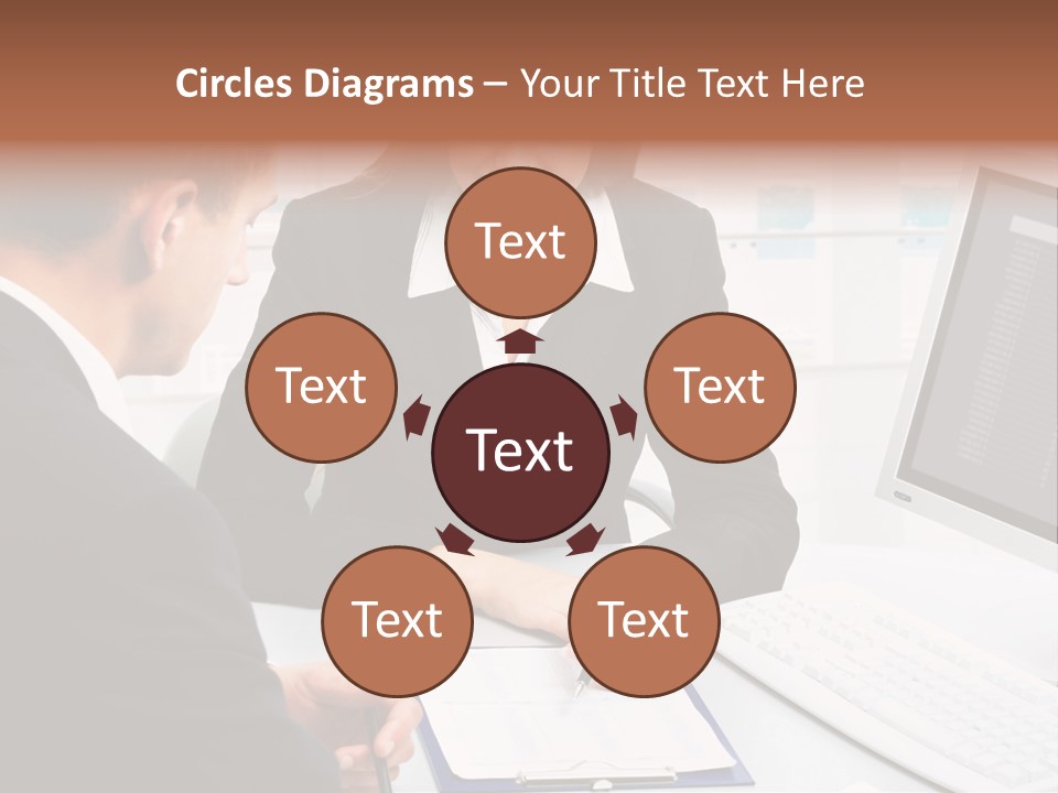 Manager Together Group PowerPoint Template