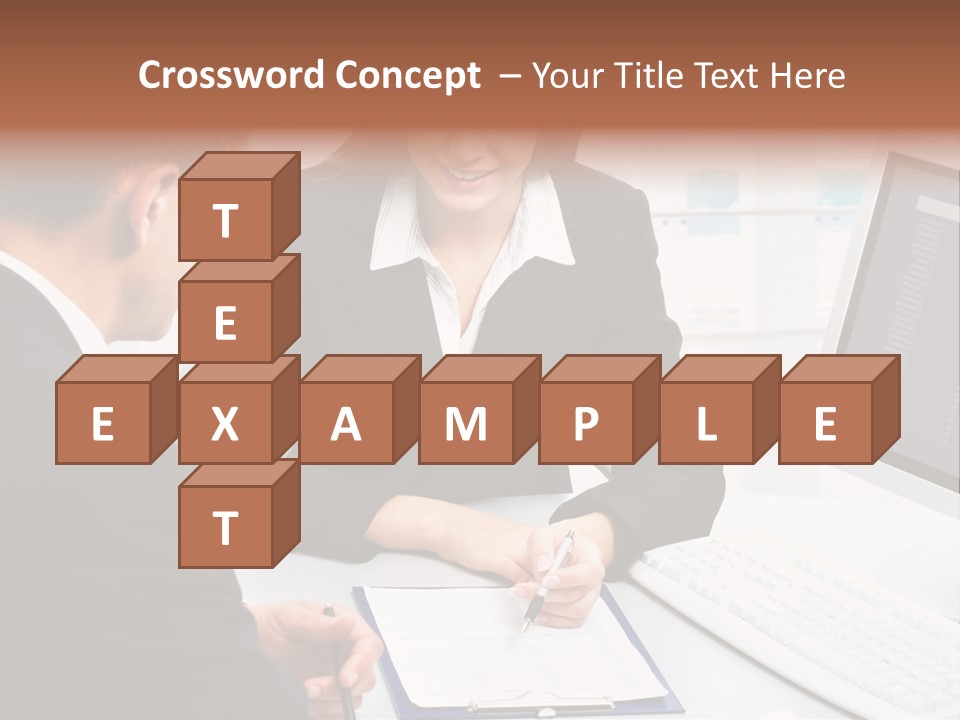 Manager Together Group PowerPoint Template