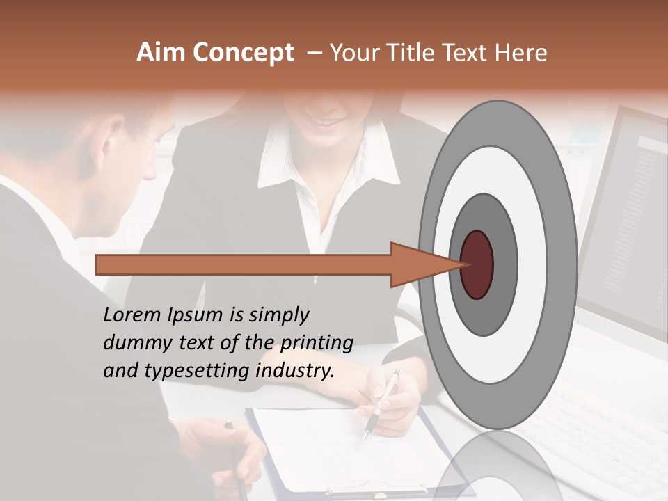 Manager Together Group PowerPoint Template