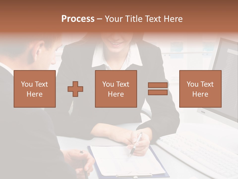 Manager Together Group PowerPoint Template