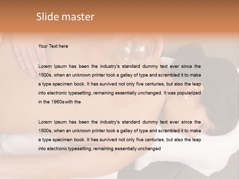 Therapy Back Acupuncturist PowerPoint Template
