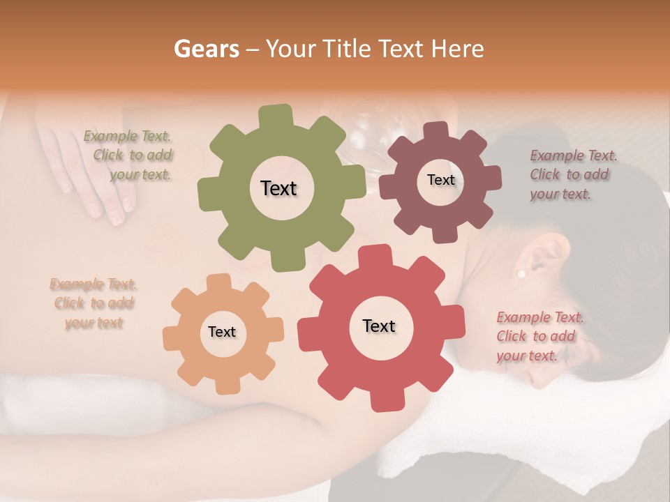 Therapy Back Acupuncturist PowerPoint Template