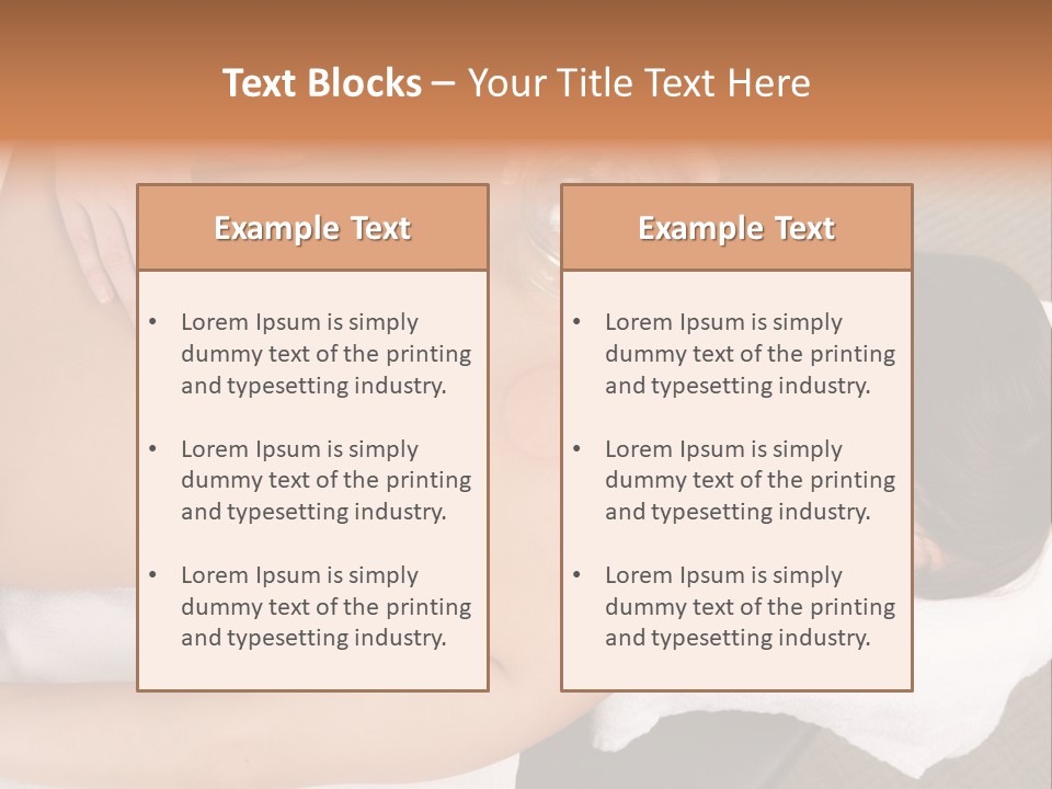 Therapy Back Acupuncturist PowerPoint Template