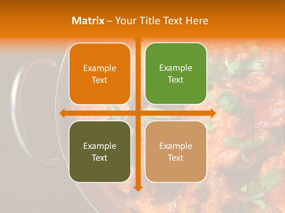 Stainless Spicy Cuisine PowerPoint Template