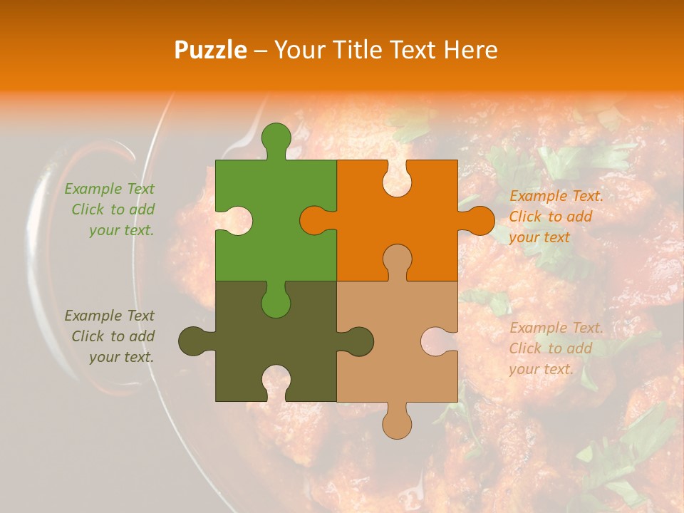 Stainless Spicy Cuisine PowerPoint Template