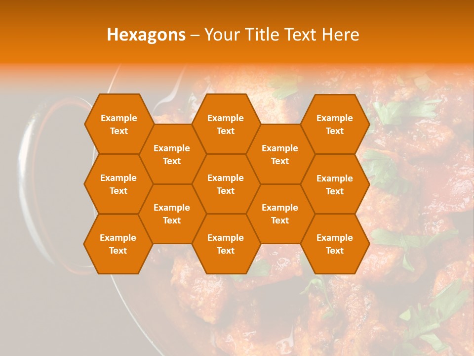 Stainless Spicy Cuisine PowerPoint Template