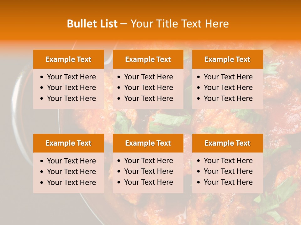 Stainless Spicy Cuisine PowerPoint Template