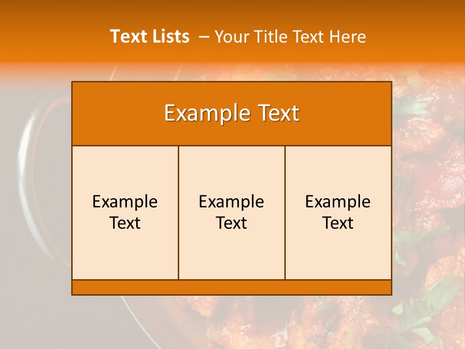 Stainless Spicy Cuisine PowerPoint Template