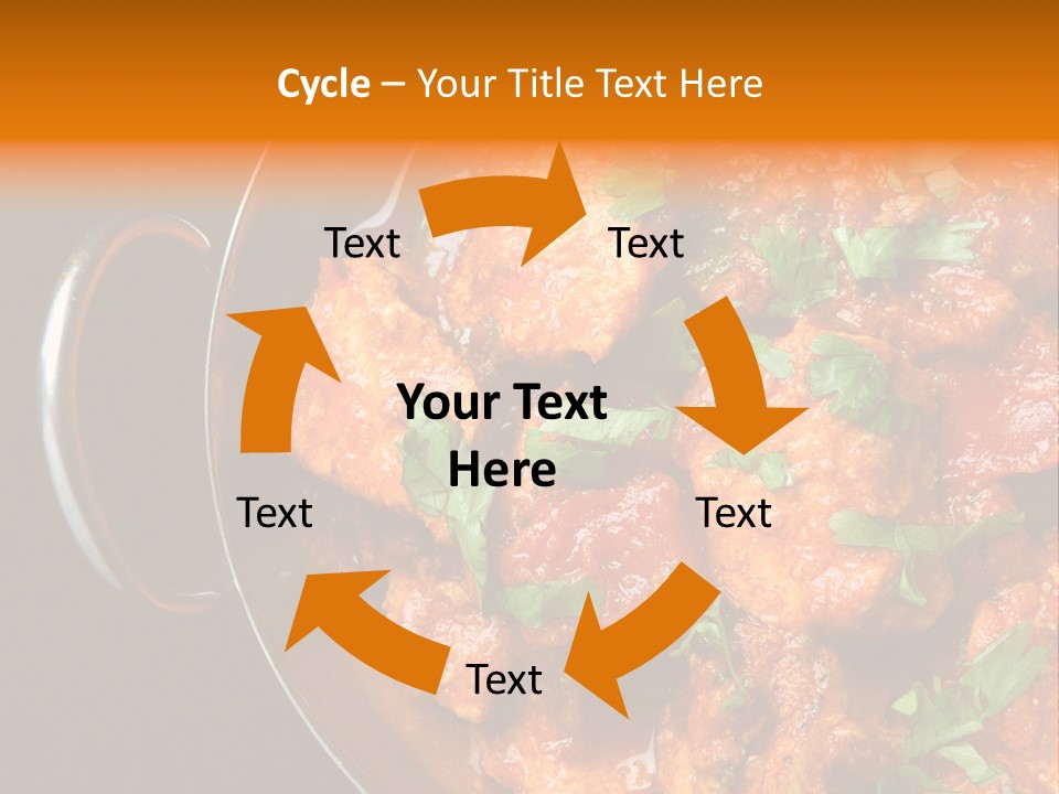 Stainless Spicy Cuisine PowerPoint Template