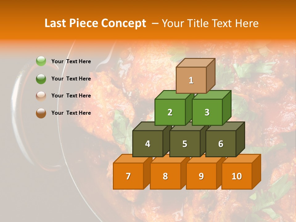 Stainless Spicy Cuisine PowerPoint Template
