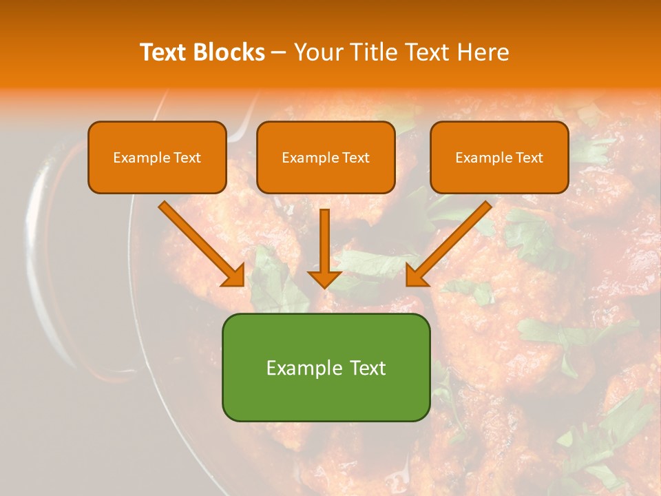 Stainless Spicy Cuisine PowerPoint Template