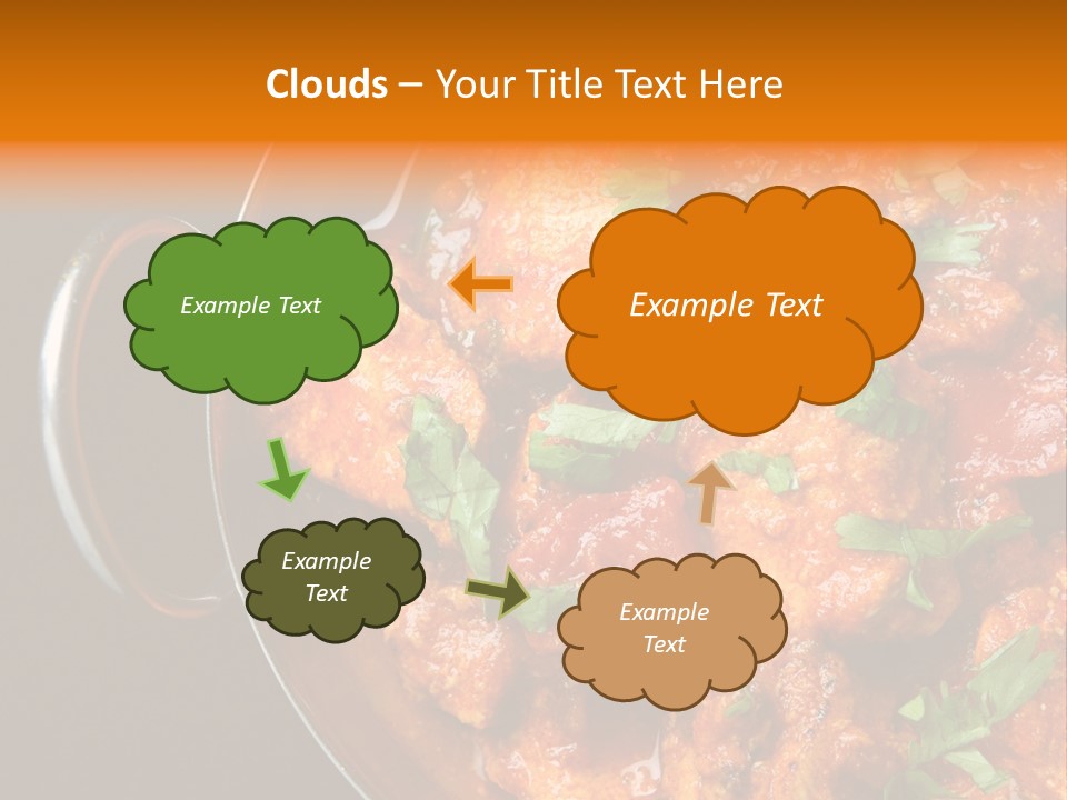 Stainless Spicy Cuisine PowerPoint Template