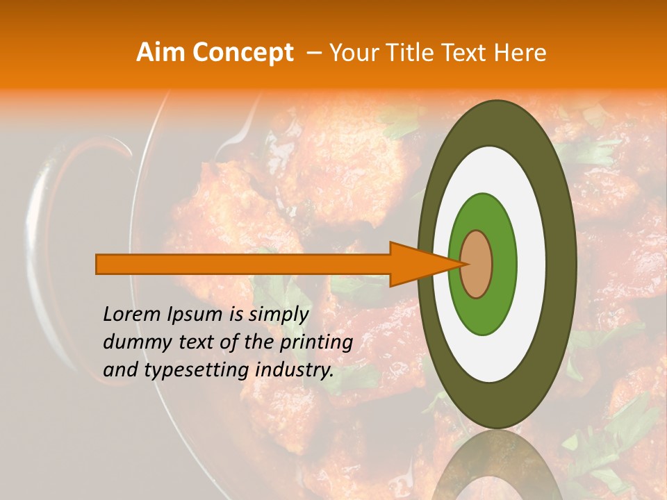 Stainless Spicy Cuisine PowerPoint Template