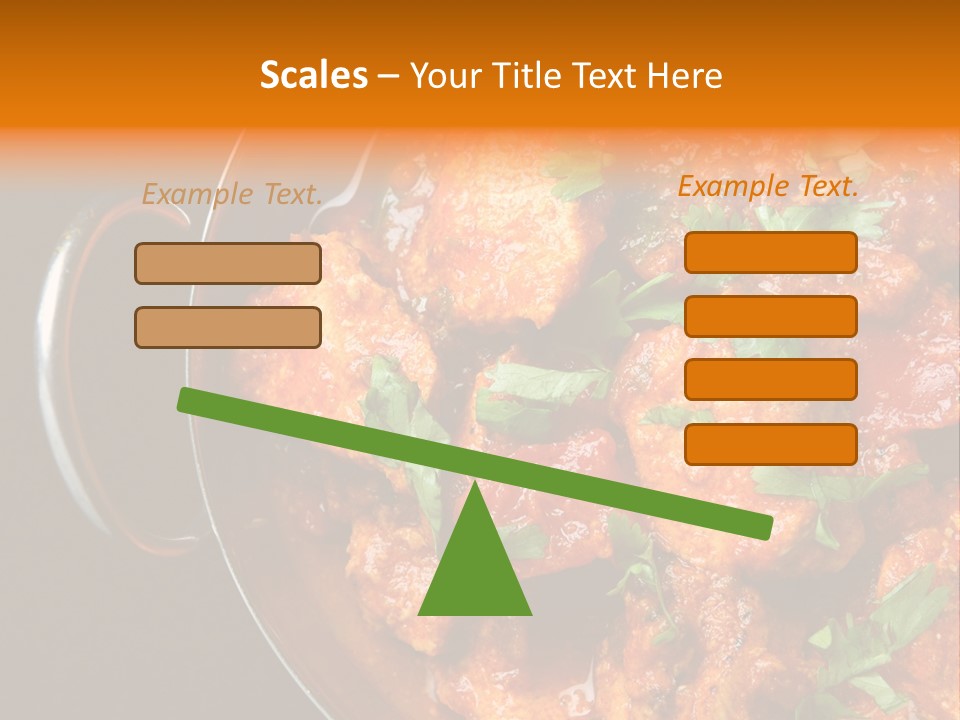 Stainless Spicy Cuisine PowerPoint Template