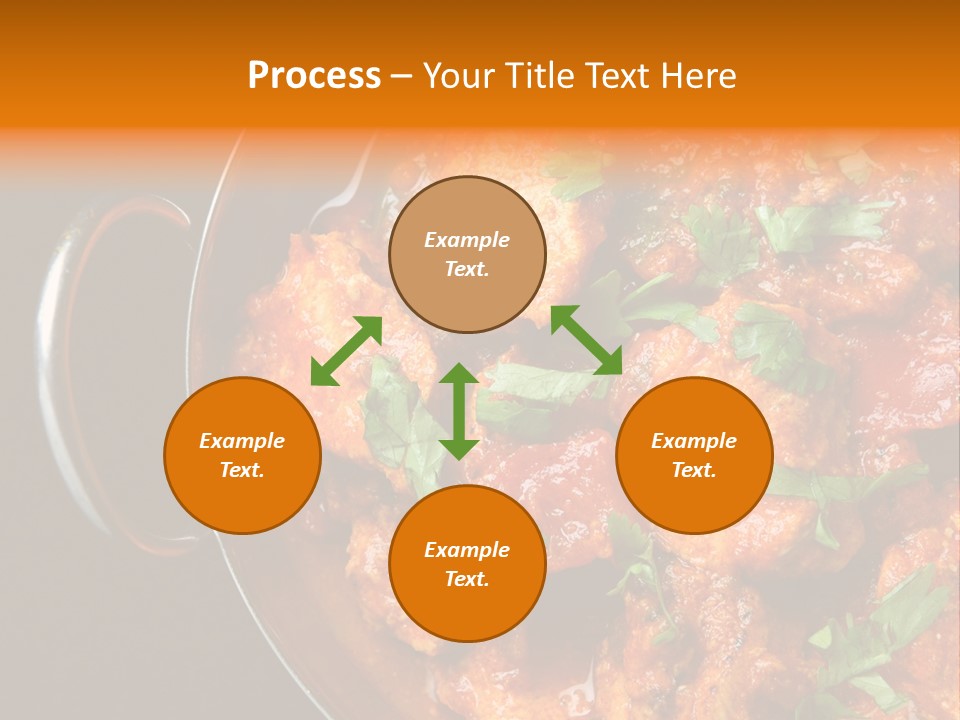 Stainless Spicy Cuisine PowerPoint Template
