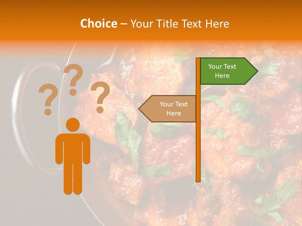 Stainless Spicy Cuisine PowerPoint Template