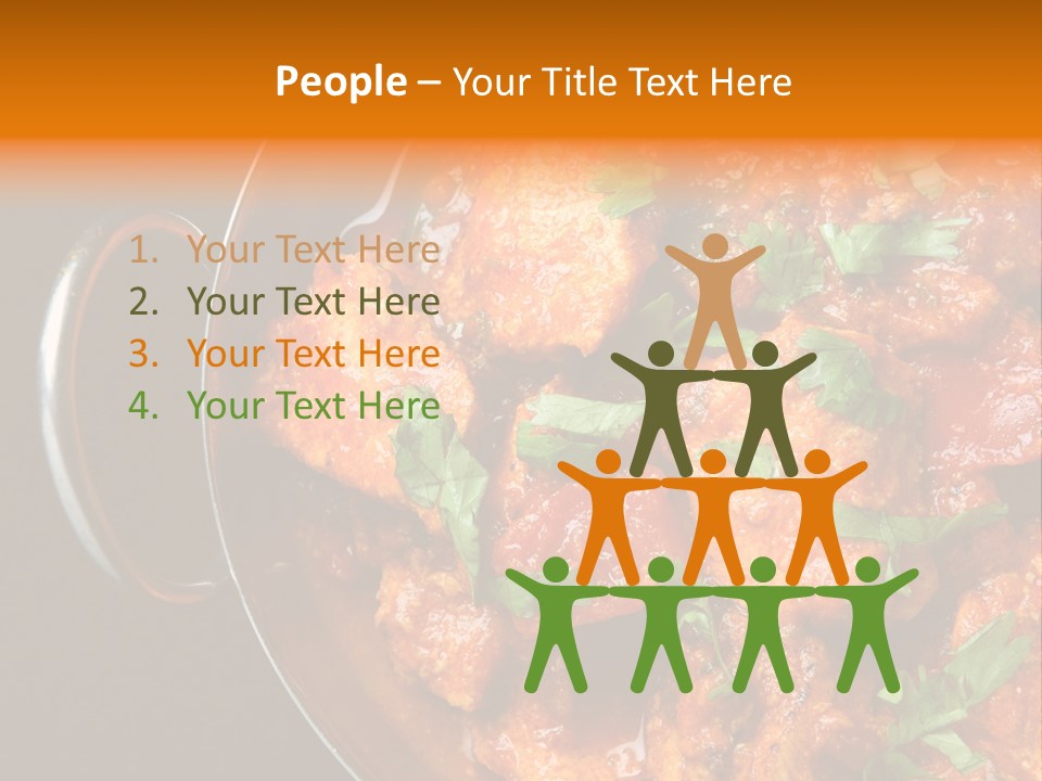 Stainless Spicy Cuisine PowerPoint Template