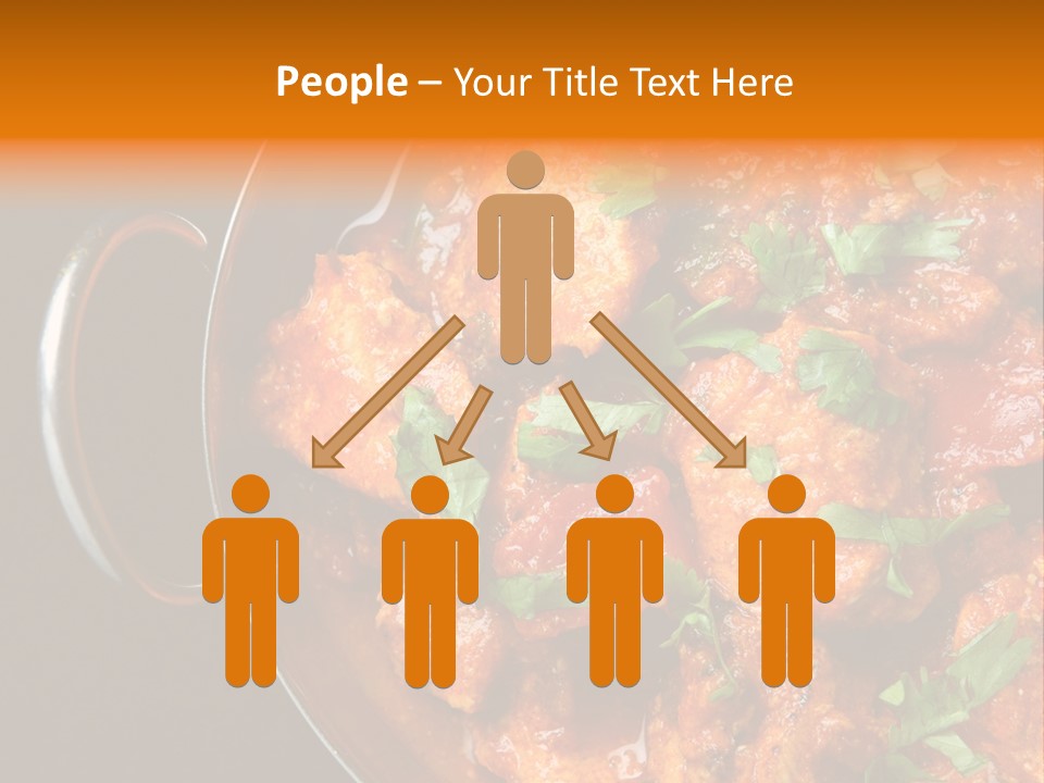 Stainless Spicy Cuisine PowerPoint Template
