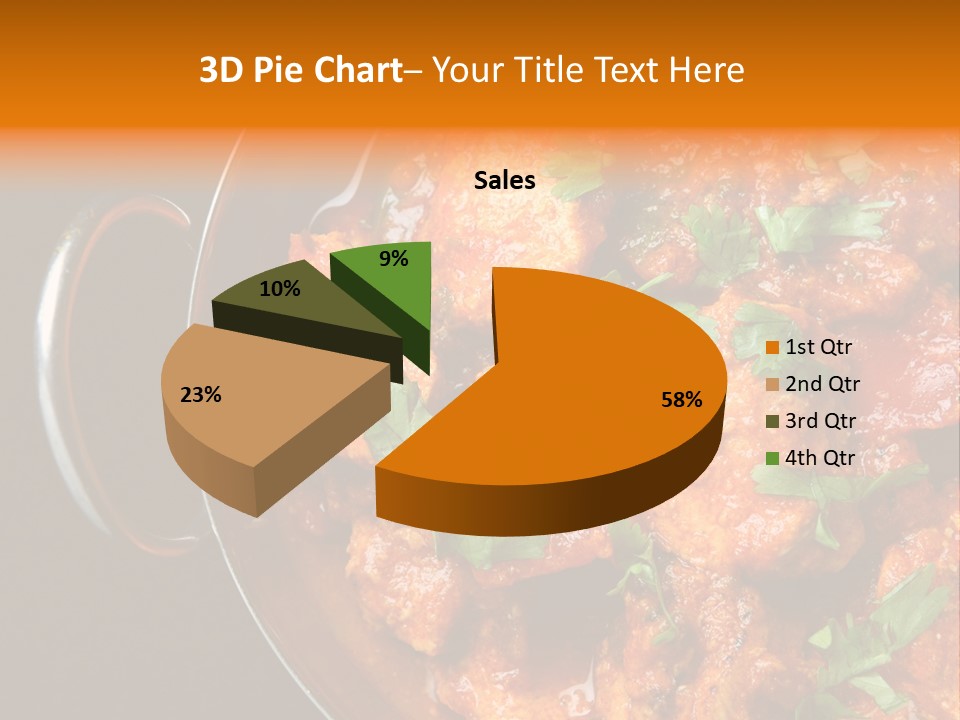 Stainless Spicy Cuisine PowerPoint Template