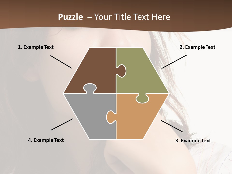 Red Hair Delicious Young PowerPoint Template