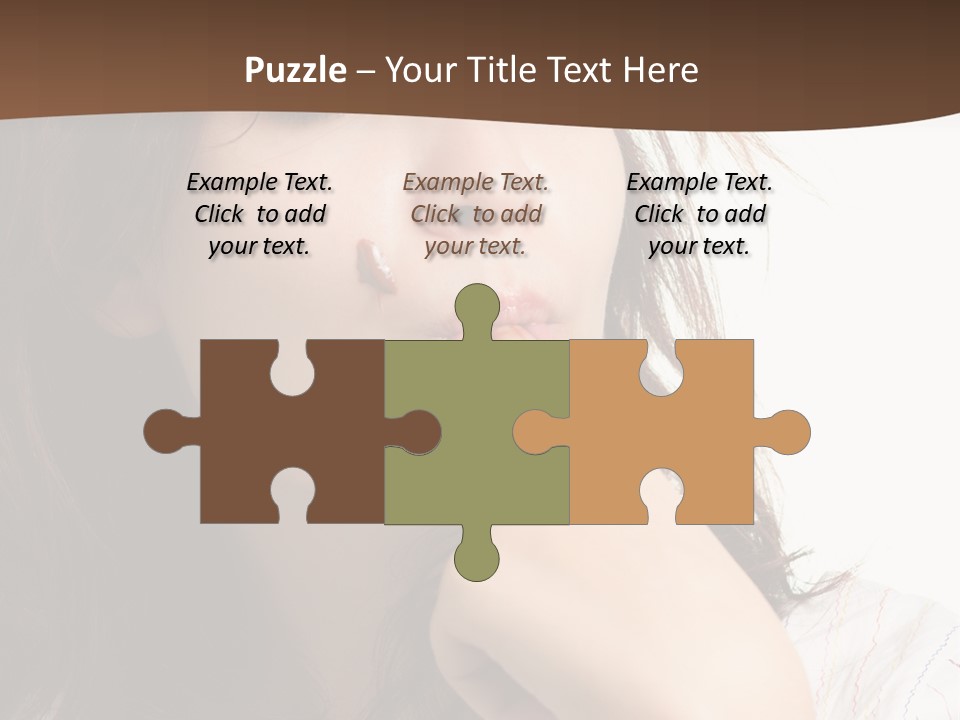 Red Hair Delicious Young PowerPoint Template