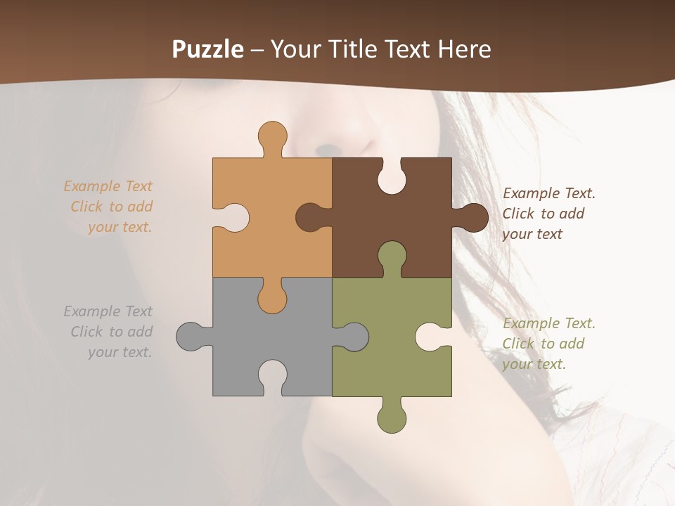 Red Hair Delicious Young PowerPoint Template