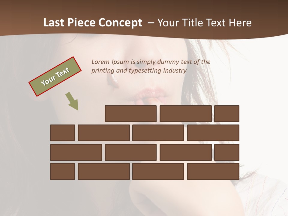 Red Hair Delicious Young PowerPoint Template