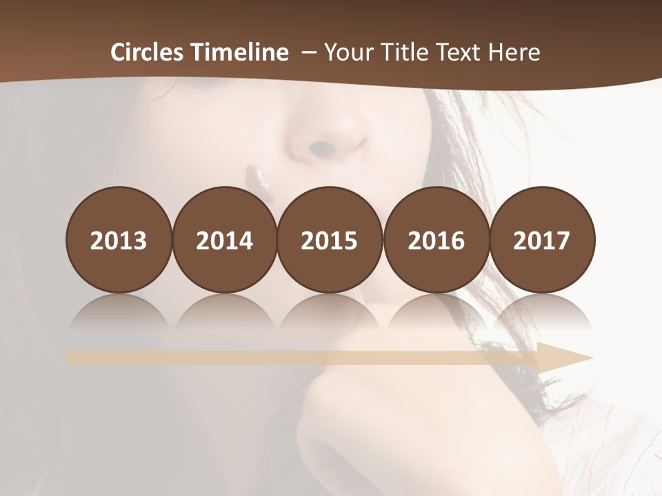 Red Hair Delicious Young PowerPoint Template