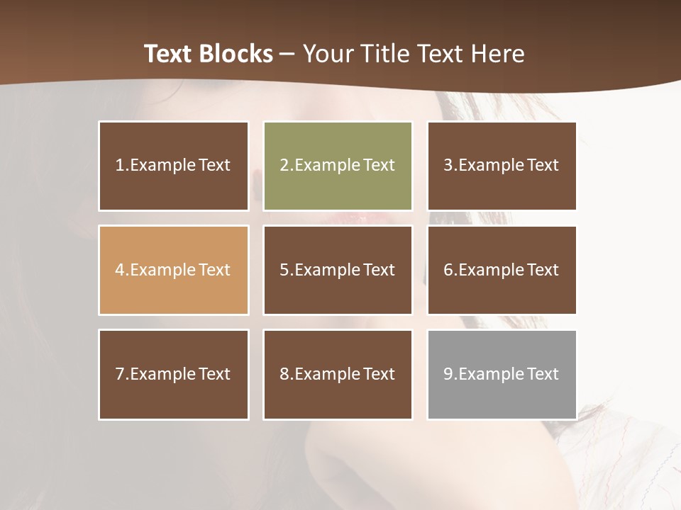 Red Hair Delicious Young PowerPoint Template