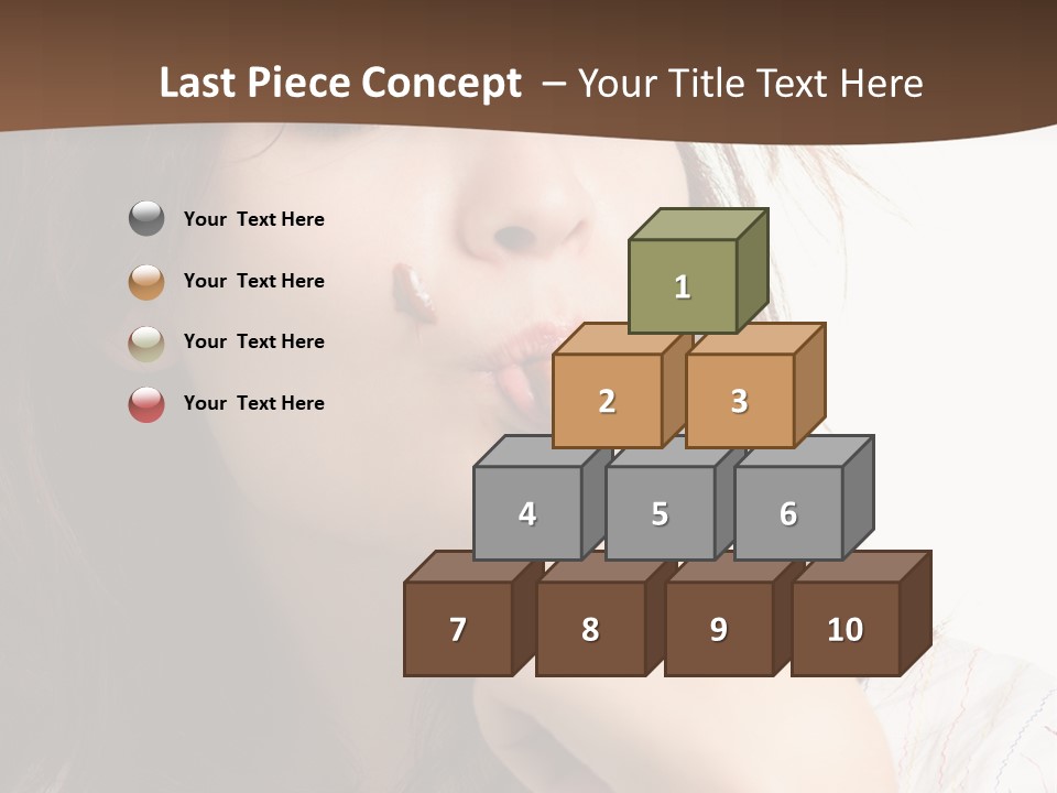 Red Hair Delicious Young PowerPoint Template