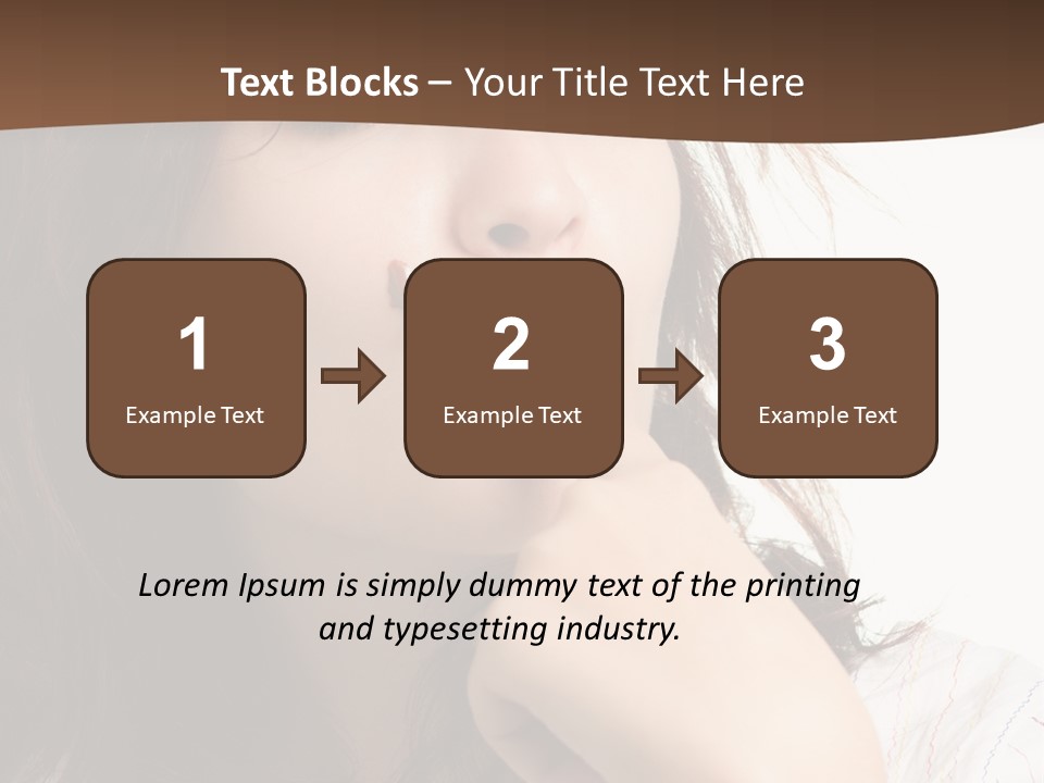 Red Hair Delicious Young PowerPoint Template