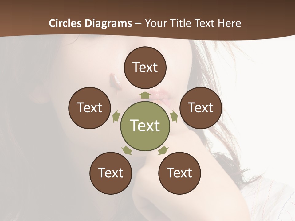 Red Hair Delicious Young PowerPoint Template