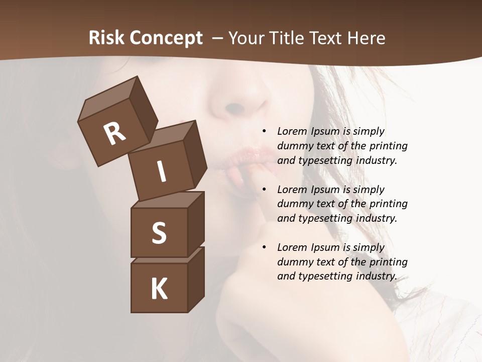 Red Hair Delicious Young PowerPoint Template