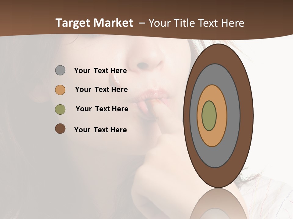 Red Hair Delicious Young PowerPoint Template