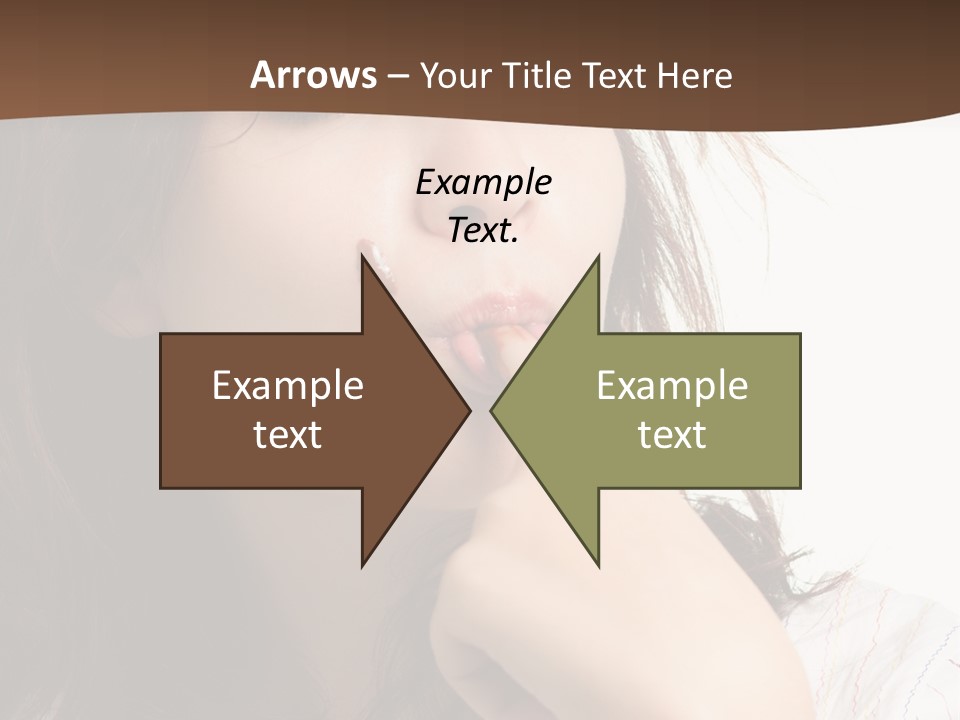 Red Hair Delicious Young PowerPoint Template